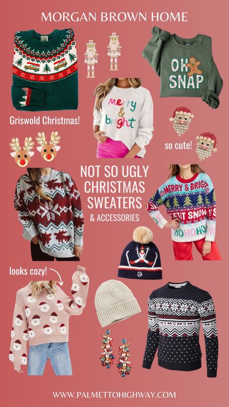 Unwrap the season in style with our not-so-ugly Christmas sweaters and accessories! 'Tis the season to sleigh the festive fashion game. 🎄✨ #NotSoUglyChristmas #SweaterWeatherStyle #FestiveFashion #ChristmasStyle #FashionInspo

#LTKbeauty #LTKHoliday #LTKSeasonal