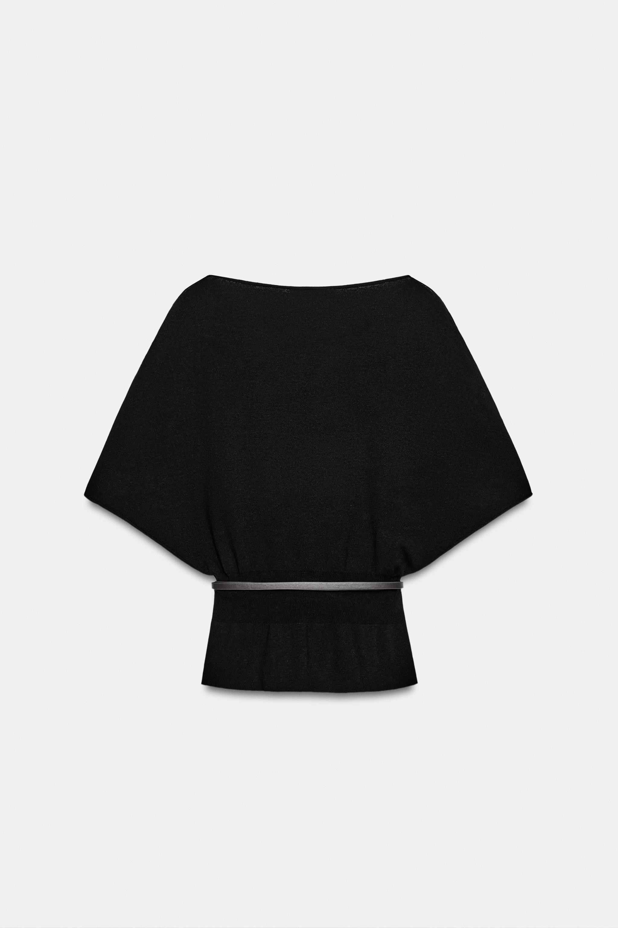 BELTED KNIT JUMPER | Zara US