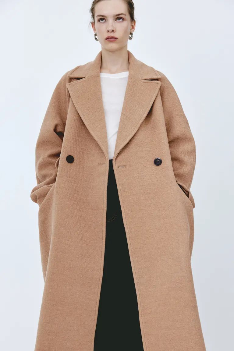 Manteau à fermeture croisée | H&M (FR & ES & IT)
