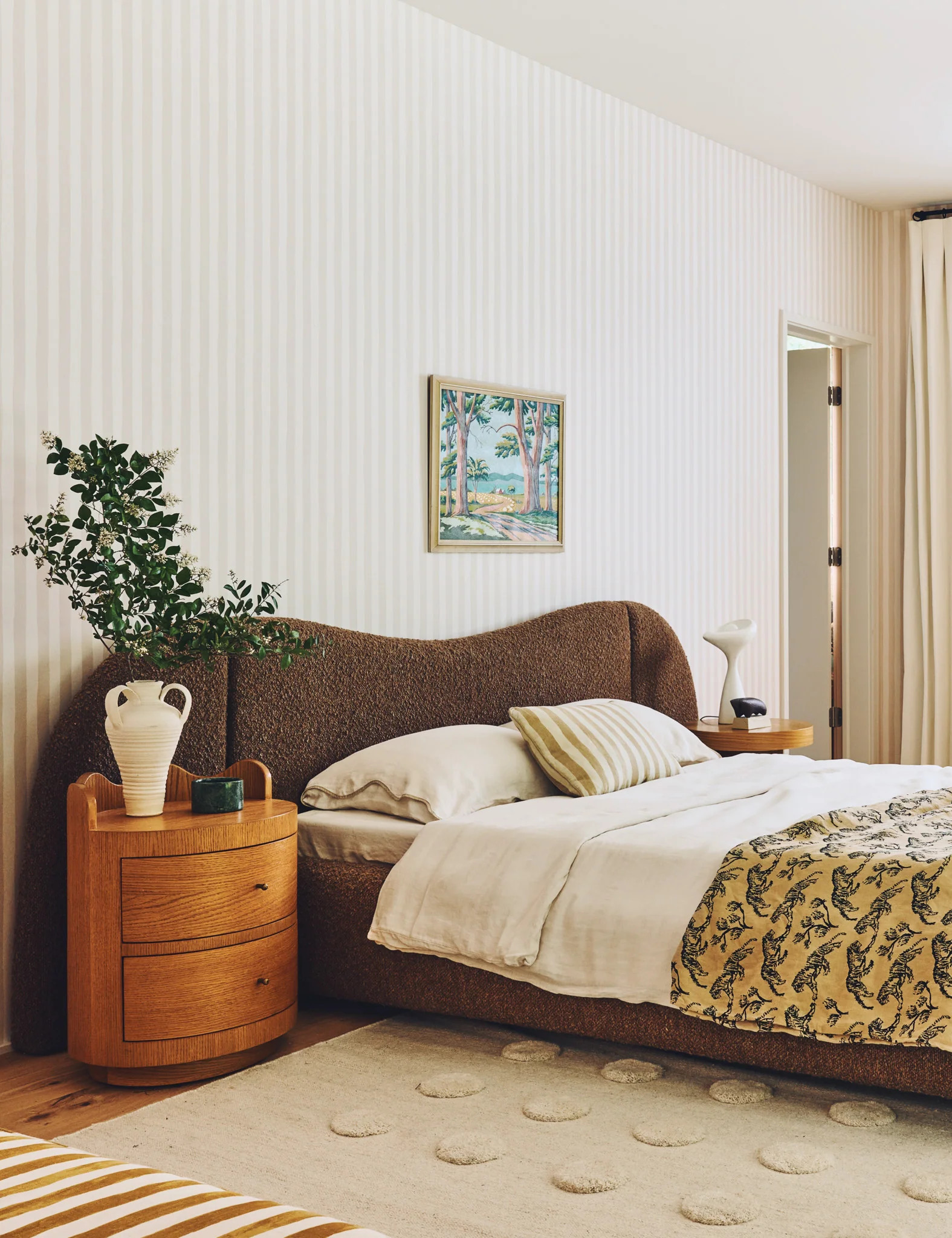 Painterly Stripe Wallpaper | Lulu and Georgia 