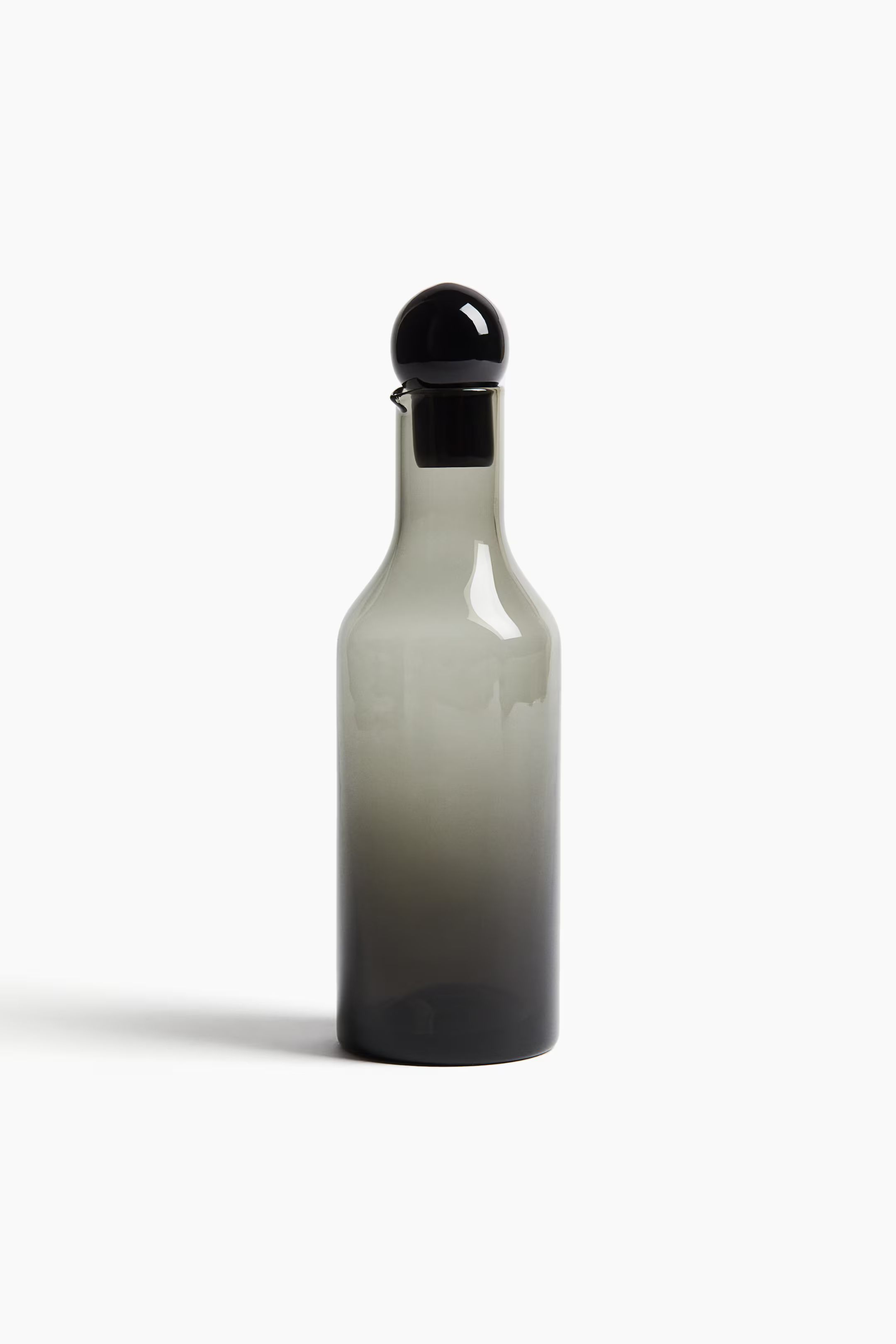 Gläserne Ölflasche mit Stopfen - Dunkelgrau - Home All | H&M AT | H&M (DE, AT, CH, NL, FI)