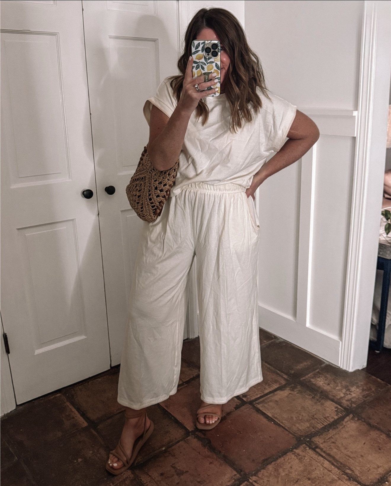 Loving these cute jersey, matching separates from @Target 😍

I’m wearing a medium in both pieces the pants do run pretty big. I probably could size down to a small, but they are so extremely comfortable, and they have an ultra wide leg with the cutest stitching details along the pockets of the pants and the sleeve of the tees. ￼

Perfect for all your casual Mom errands travel, and more!

Spring outfits 2026, vacation outfits, over 4 style


#LTKMidsize #LTKootd #LTKOver40