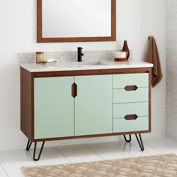 Millie 49" Single Bathroom Vanity Set | Wayfair North America