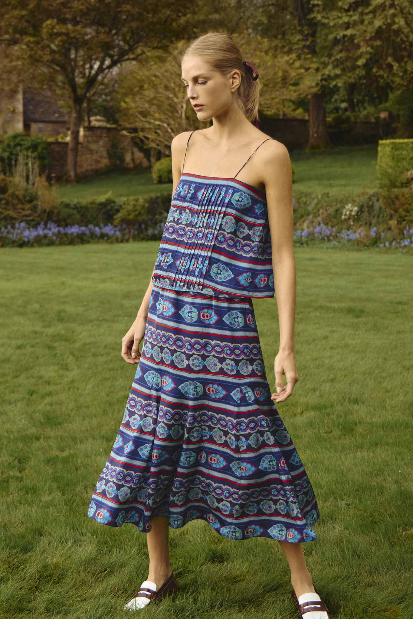 Barton Lane Skirt | Block Print Skirt | Hunter Bell | Hunter Bell