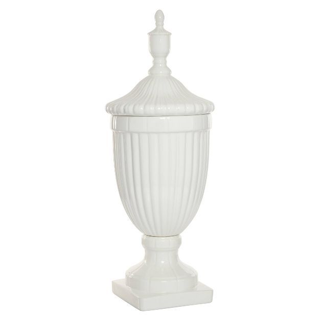 26" Modern Ceramic Urn Vase White - Olivia & May | Target