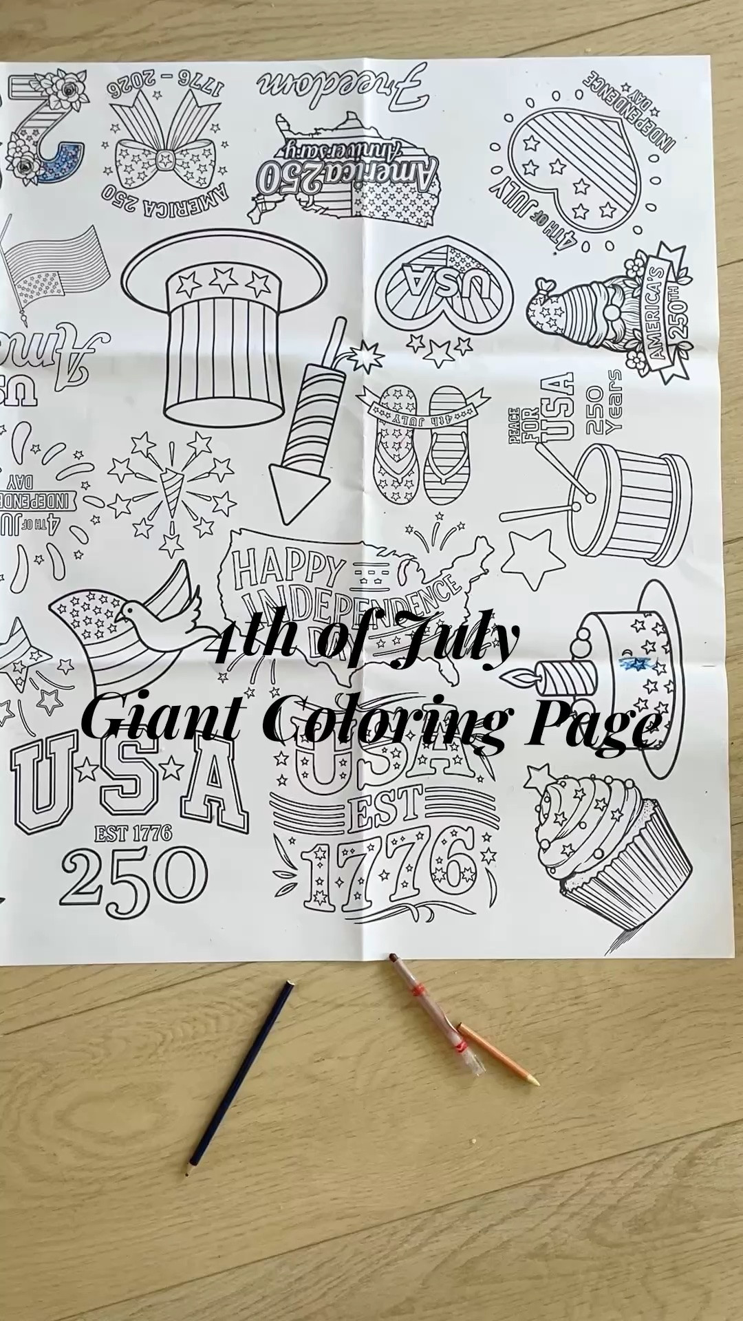 Check out this giant Fourth of July coloring and activity page my kids are loving! This is a great Independence Day activity that provides fun for the whole family!

#LTKmomlife #LTKKids #LTKSeasonal