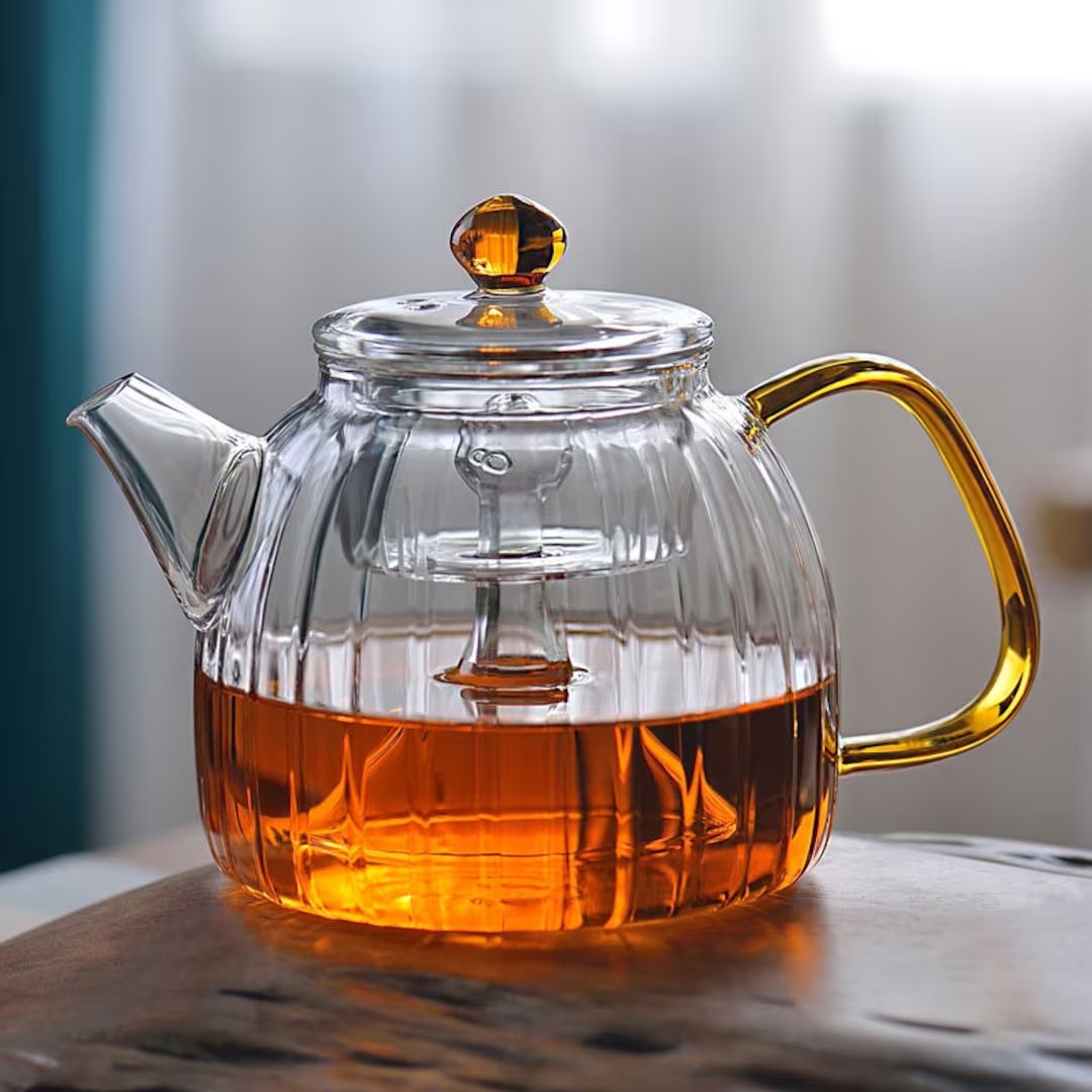 Glass Teapot | Electric Pot Boiling Tea Kettle Ware | High Temperature Tea Set |Tea Kettle|Burnin... | Etsy (US)
