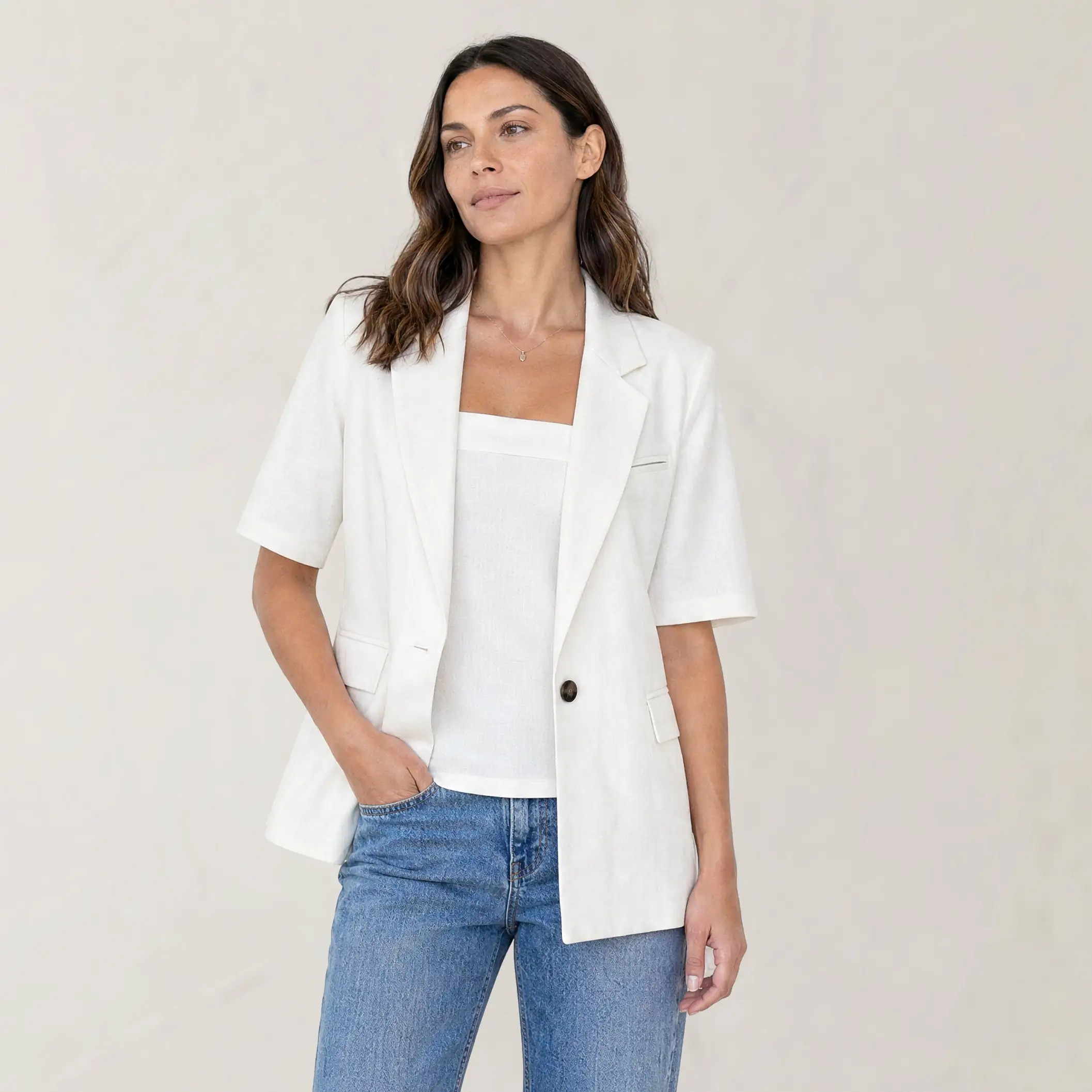 The Eden Shoulder Pad Blazer | Marame