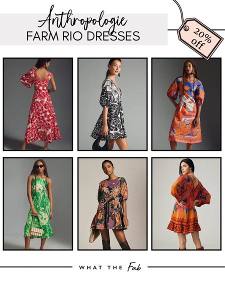 Anthropologie Farm Rio Dresses, Farm dresses, vacation outfits, summer outfits, dresses, one-shoulder dresses, puff-sleeves dresses, long-sleeve dresses, tropical dresses

#LTKSale #LTKtravel #LTKsalealert