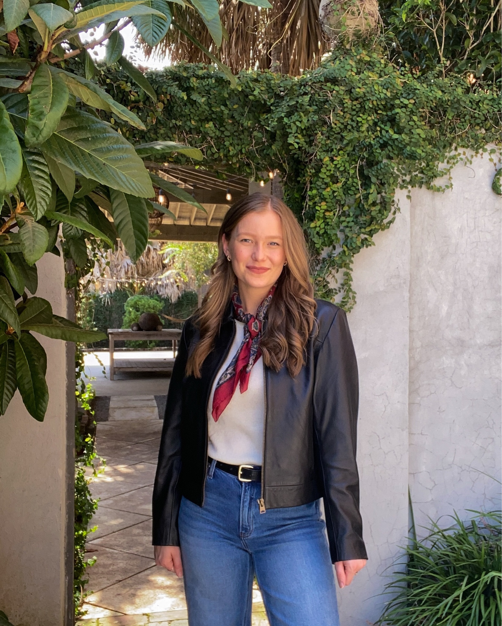 Say hi to your new go-to jacket this season😍This cropped leather jacket from @onequince instantly elevates any outfit, but what’s so great is how you can wear it with a more casual outfit too! An Autumn essential🍂

Everyday outfit ideas:
•True Black leather jacket, white tee, your fav denim, ankle boots and a neck scarf. Total Gilmore Girls vibes. Now all you need is a day at your favorite coffee shop..or at Luke’s Diner ☕️ 
•Rich Brown leather jacket, white shirt, off white jeans or trousers, wrist watch, a fun pair of flats/loafers and a handbag. Time for a chic stroll around the farmers market🌻

Elevated outfit ideas:
•True Black Leather jacket, black silk midi dress, knee high boots, alllll the gold accessories. Hellllooooo date night😉
•Rich Brown Leather jacket, cafe colored turtle neck, mocha trousers, leather belt, pointed toe boots or kitten heels, leather tote and a pair of gold hoops. Consider than job promotion allllll yours🤌🏼

#quincepartner autumn jackets, fall outfit, fall style, ootd, mom outfit, jeans, boots, neck scarf, preppy style, timeless, classic, autumn ootd, farmers market, equestrian style, outfit ideas, quince, wedding guest, fall fashion, western style, country concert, fall photoshoot, lauren england, the good state, ltkunder100, casual outfit, elevated outfit

#LTKFindsUnder50 #LTKStyleTip #LTKFindsUnder100