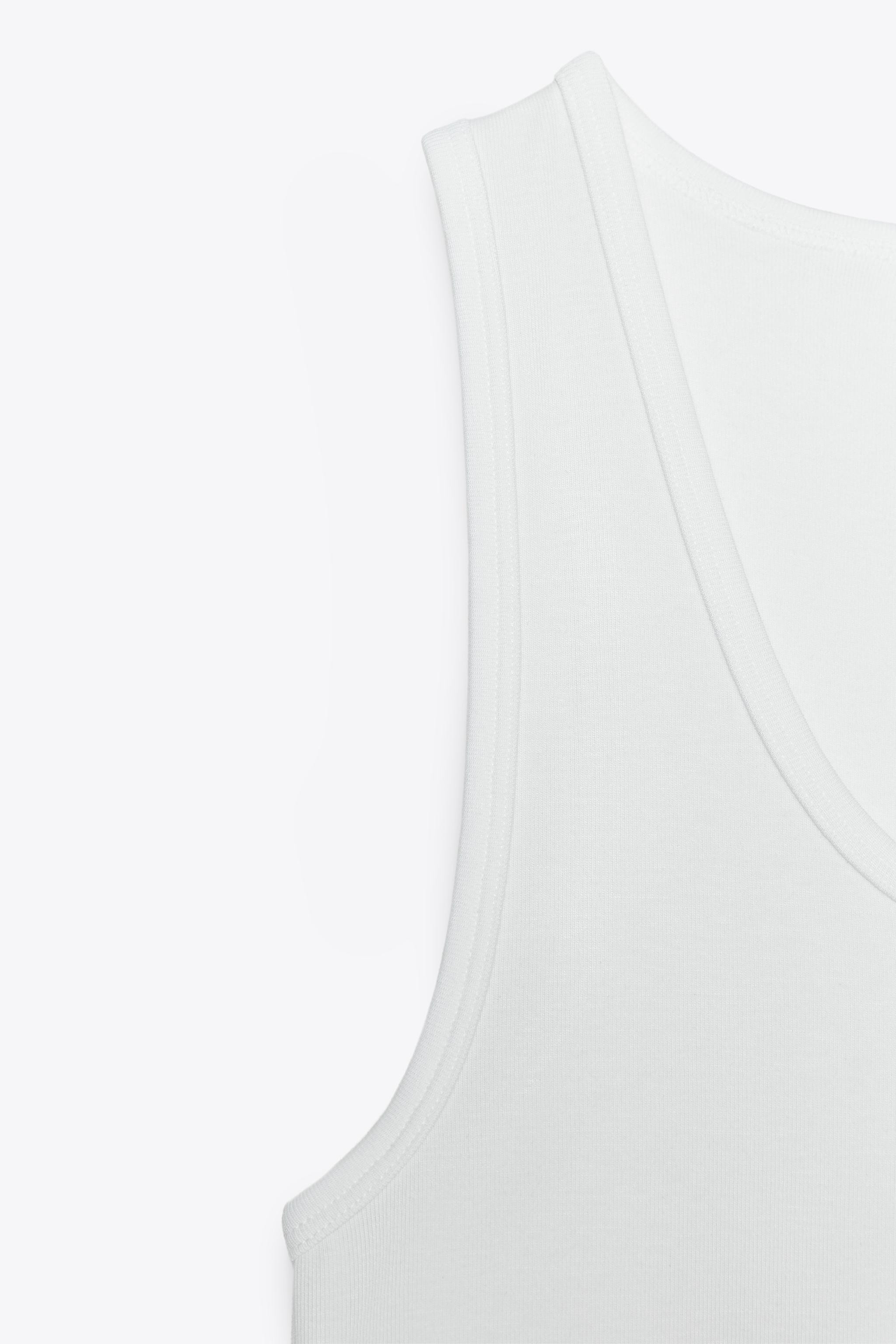 COTTON MODAL TANK TOP | Zara US