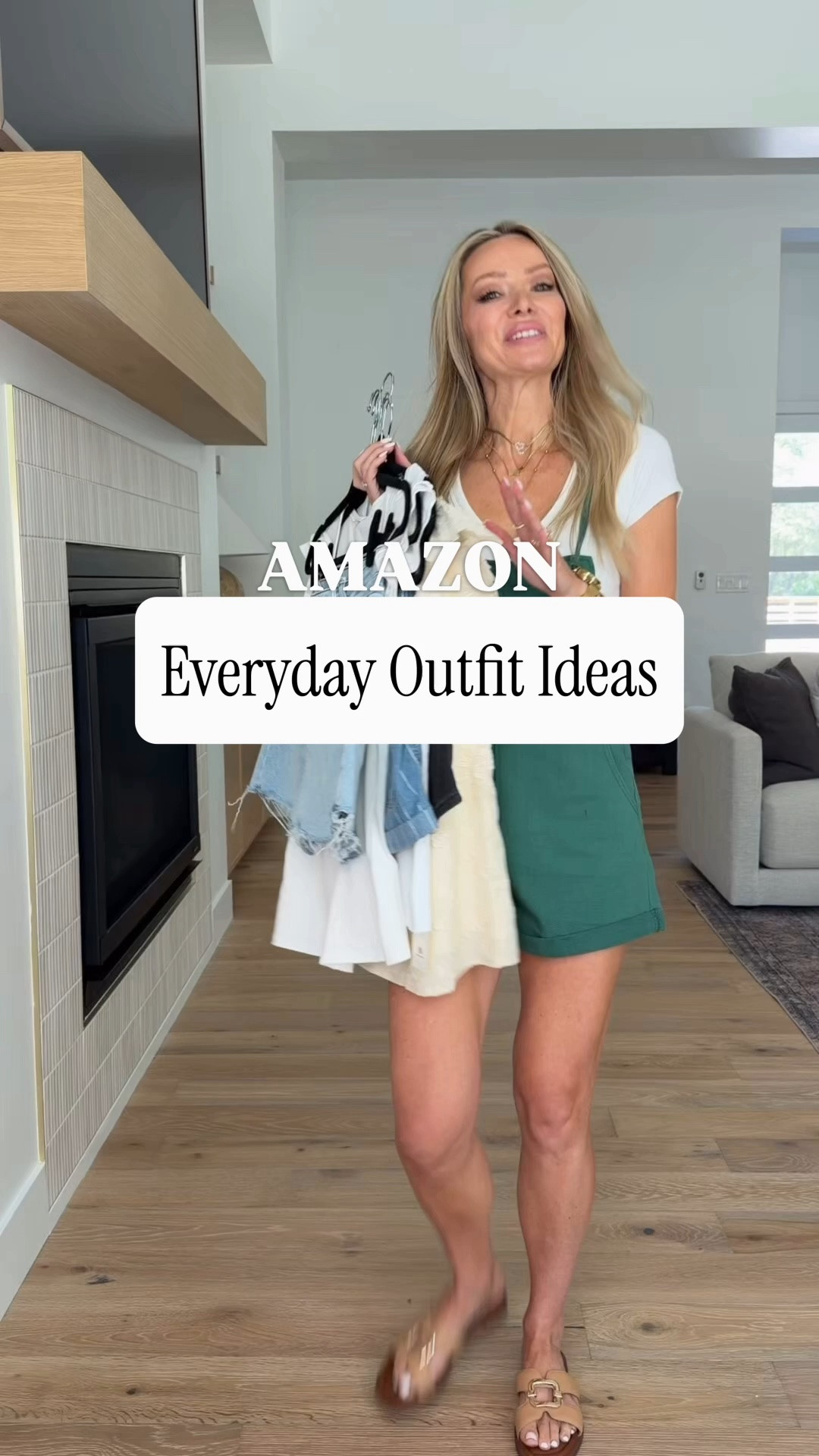 Amazon everyday outfits you’ll actually wear 🤍 comment AMAZON and I’ll send you the info 

These are the outfits I reach for when I want to feel put together without spending 30 minutes deciding what to wear.

✔️ Easy to mix and match
✔️ Comfortable enough for all-day wear
✔️ Perfect for errands, lunch, travel, or everyday mom life

This lineup includes:
💚 The cutest green romper that’s one-and-done
🤍 A denim skirt outfit that’s simple but elevated
🩵 A feminine blue-and-white shorts look
✨ A classic tank with chambray shorts you’ll wear on repeat

These are the kinds of Amazon finds that become wardrobe staples because they make getting dressed so much easier.

Which outfit are you wearing first? 👇

Comment OUTFIT and I’ll send you all the Amazon links! Save this reel for your next Amazon order.

#AmazonFashion #AmazonOutfits #EverydayStyle #AmazonFinds #CasualOutfits