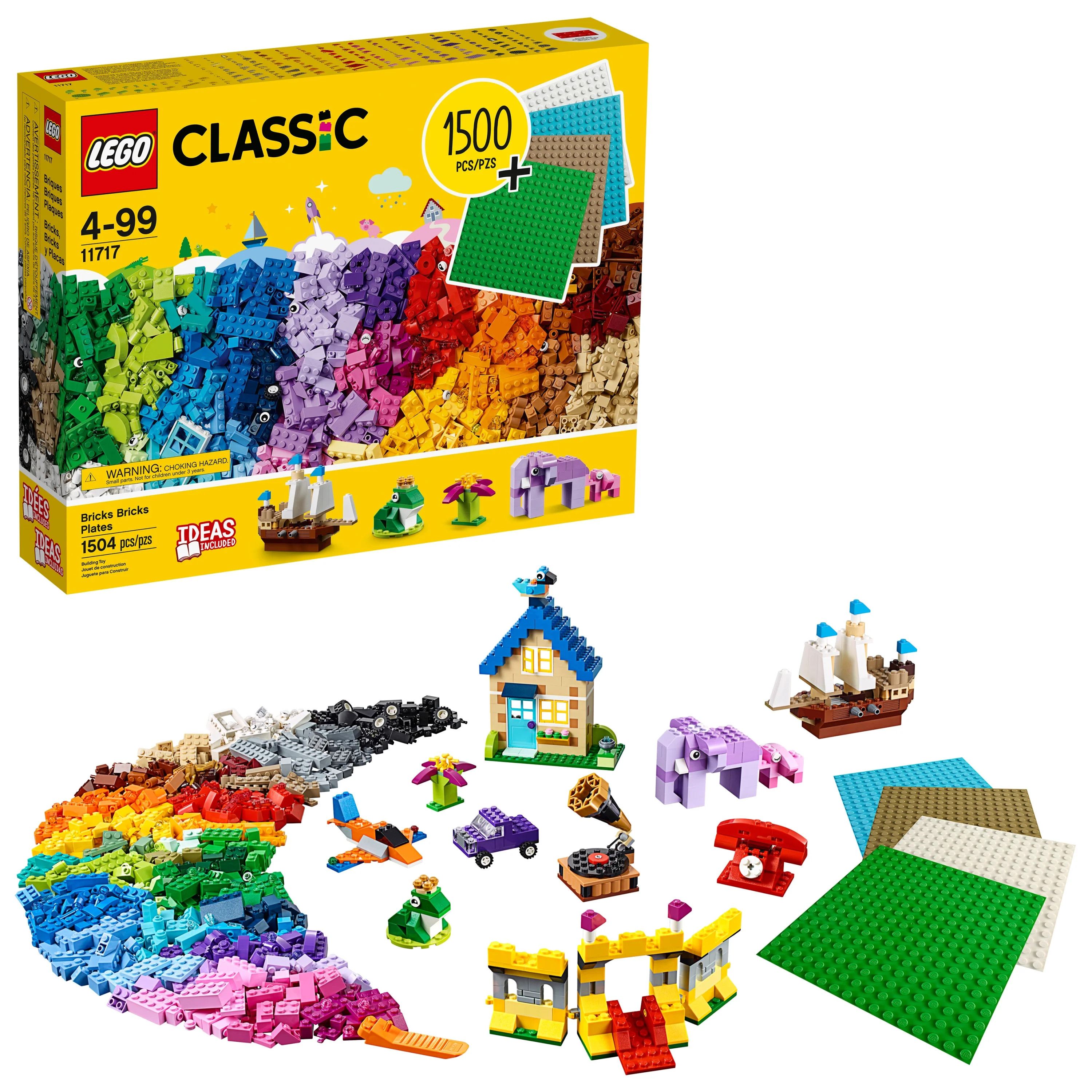 LEGO Classic Bricks Bricks Plates 11717 Building Toy; Great Gift for Kids; Imaginative, Creative,... | Walmart (US)