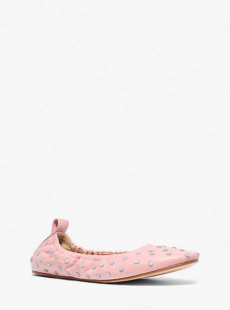 Amy Studded Leather Ballet Flat | Michael Kors US