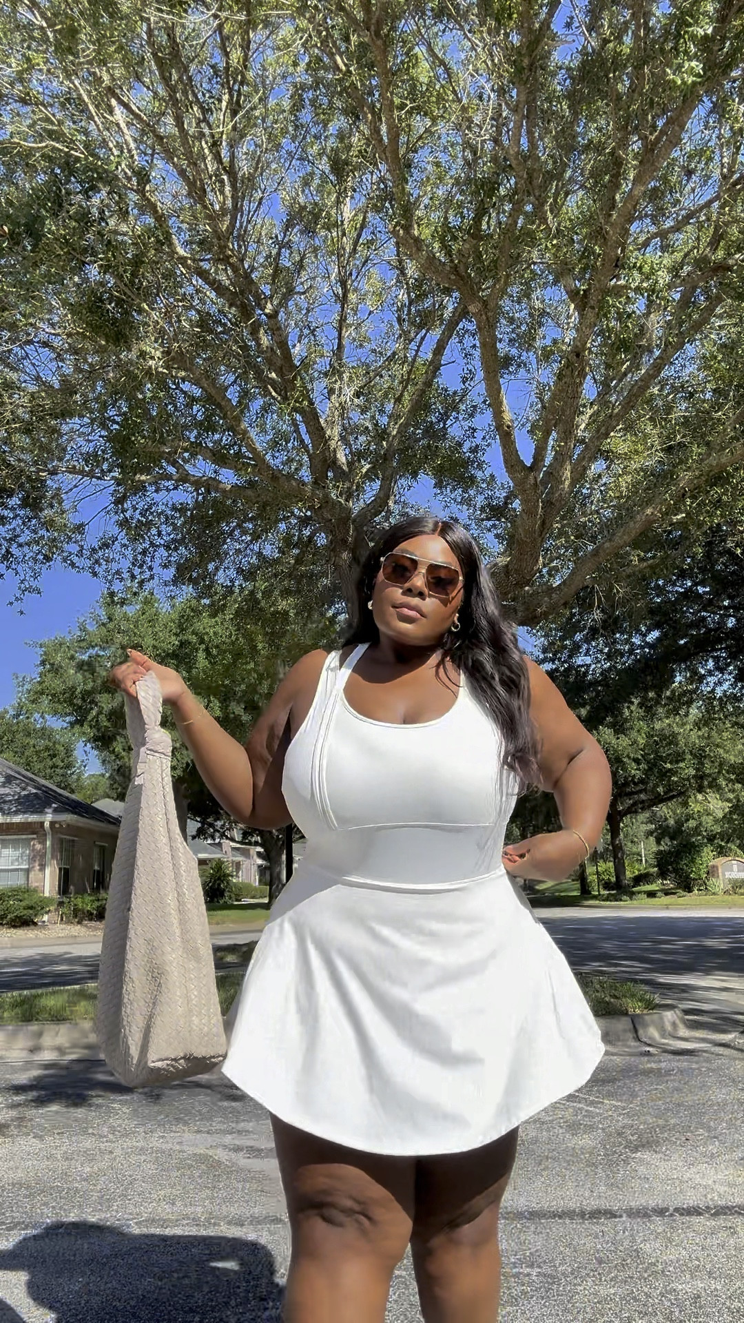 LDW OOTD • most from Amazon wearing an XXL & strapless bra 

#whitetennisdress #amazonfinds #plussizefashion 



#LTKSaleAlert #LTKFindsUnder50 #LTKPlusSize