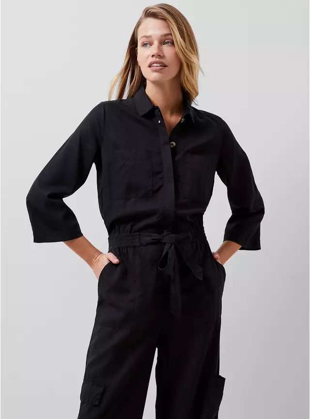 Buy FRENCH CONNECTION Elkie Twill Jumpsuit S | Jumpsuits and playsuits | Tu | Tu Clothing