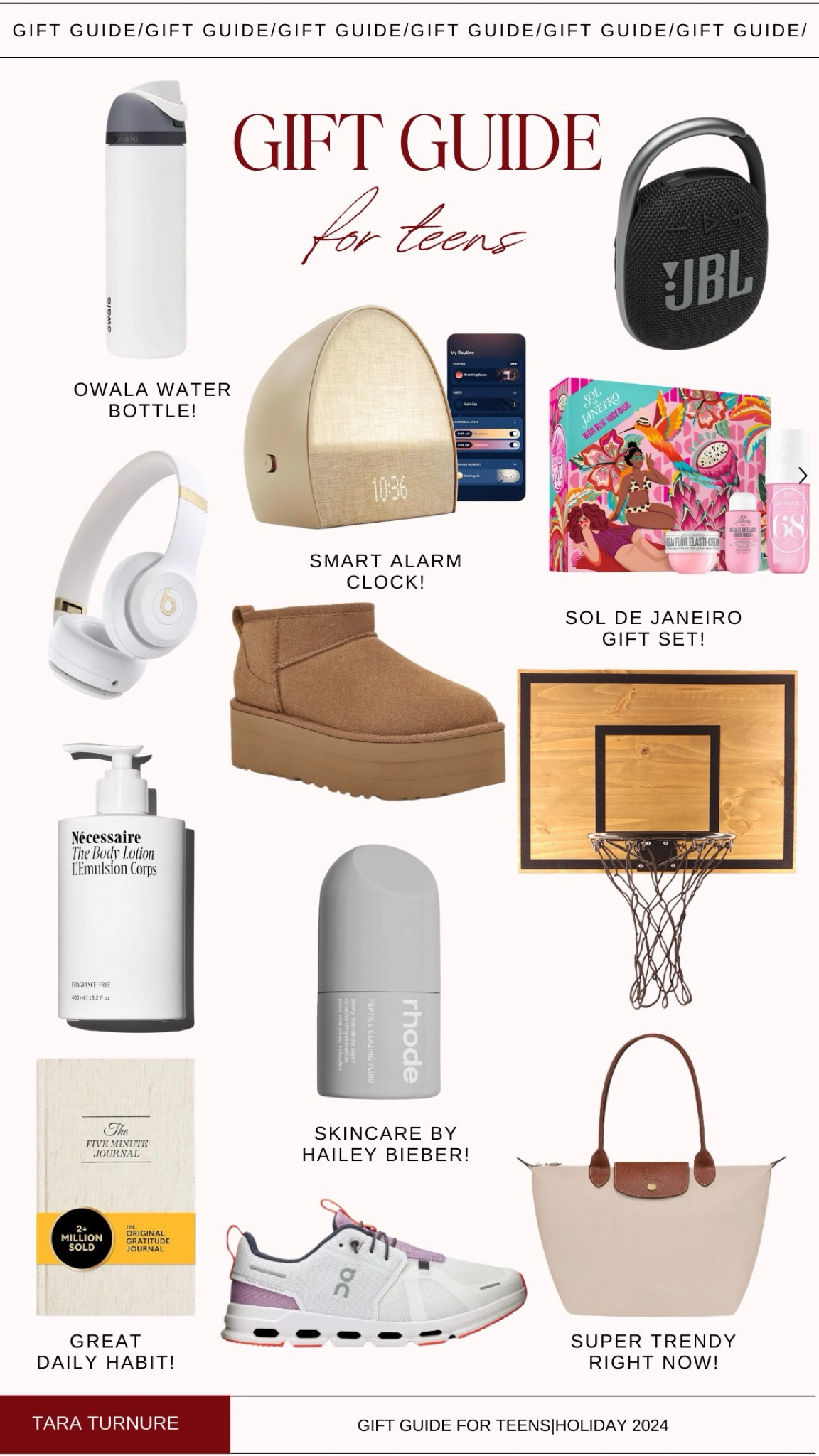 Gift idea. Gift guide. Trending. Best sellers. For the teen. Hatch sound machine. Water bottle. Boots. Headphones. Gift set. Basketball hoop. Skincare. Rhode. Holiday. Christmas  

#LTKSeasonal #LTKHoliday #LTKGiftGuide