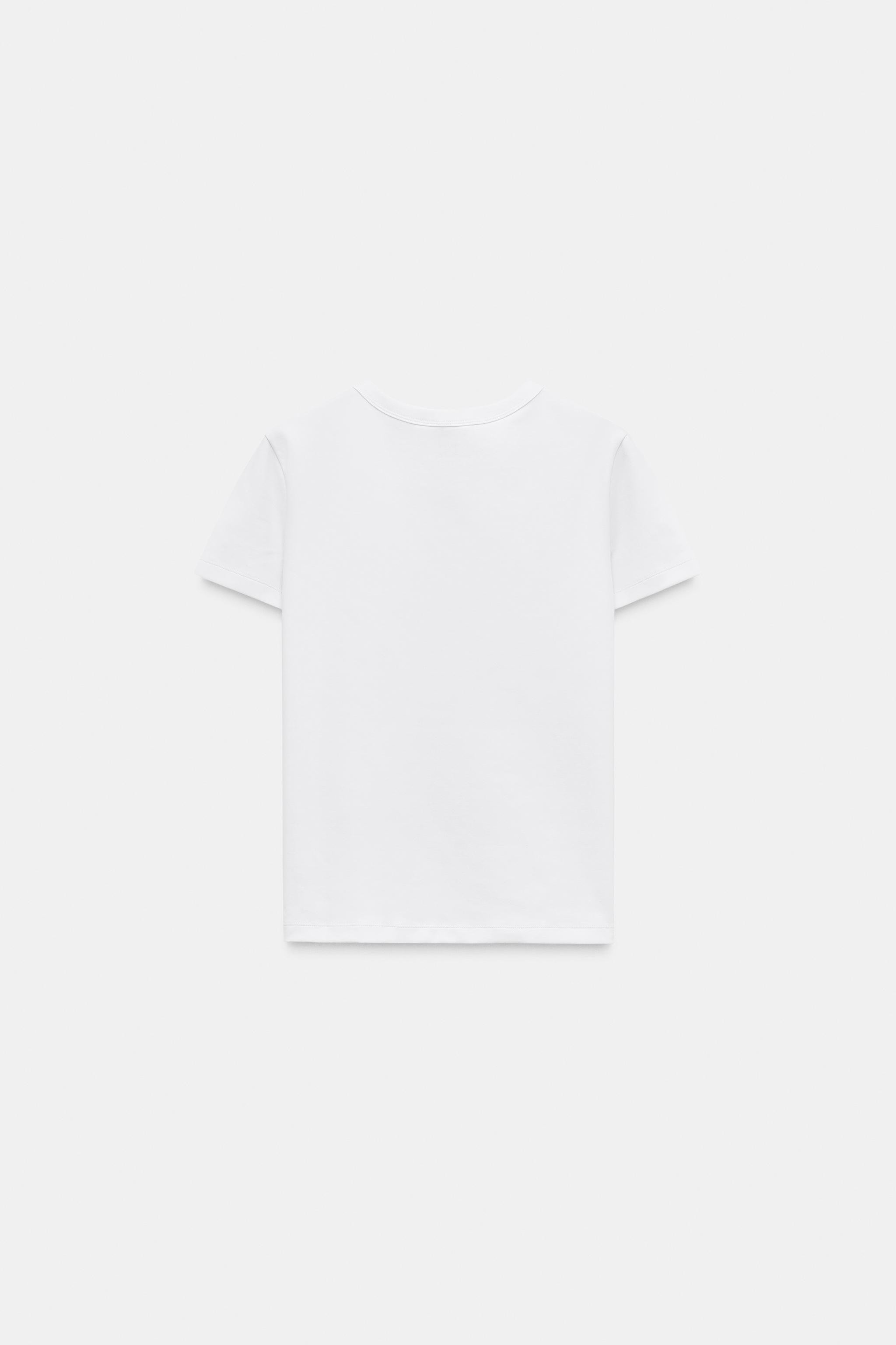 SHORT SLEEVE INTERLOCK T-SHIRT | Zara UK