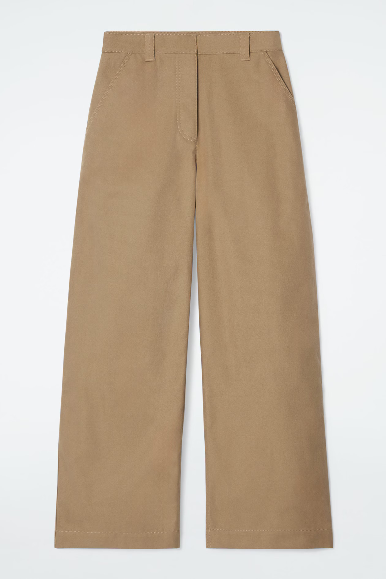 WIDE-LEG CANVAS UTILITY PANTS - BEIGE | COS | COS (AU)