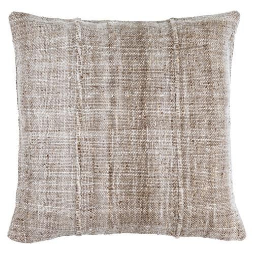 Elijah Coastal Beach Dark Grey Outdoor Decorative Throw Pillow - 20x20 | Kathy Kuo Home