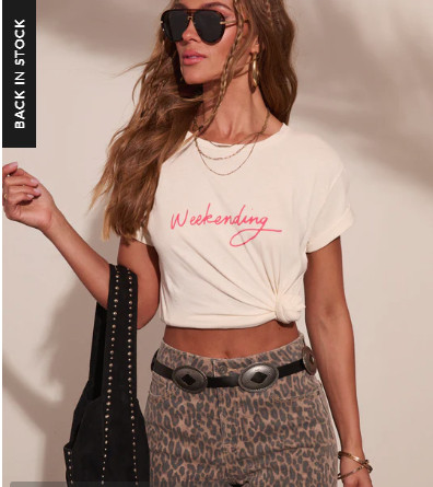 The elevated graphic tee you’ll wear on repeat 🤍✨

This is not your average graphic tee… it’s the kind that makes your outfit look styled without even trying.

The cotton fabric is super soft and breathable, and the fit is that perfect in-between — not too oversized, not too fitted. It’s one of those throw-on-and-go pieces that still feels put together. ()

How I’d style it:
• front-tucked into denim shorts + sandals
• with white linen pants for a clean, coastal look
• layered under a blazer for an elevated casual vibe
• paired with a maxi skirt + sneakers

Fit notes:
– true to size
– relaxed, easy fit (not clingy)
– lightweight cotton = perfect for warmer weather

It’s one of those basics that somehow makes every outfit better… and you’ll reach for it way more than you think.

#LTKStyle #LTKSeasonal #EverydayStyle #CasualOutfits #GraphicTee #SummerStyle #CapsuleWardrobe #LTKFinds  

 #LTKdayinmylife #LTKgrwm #LTKootd