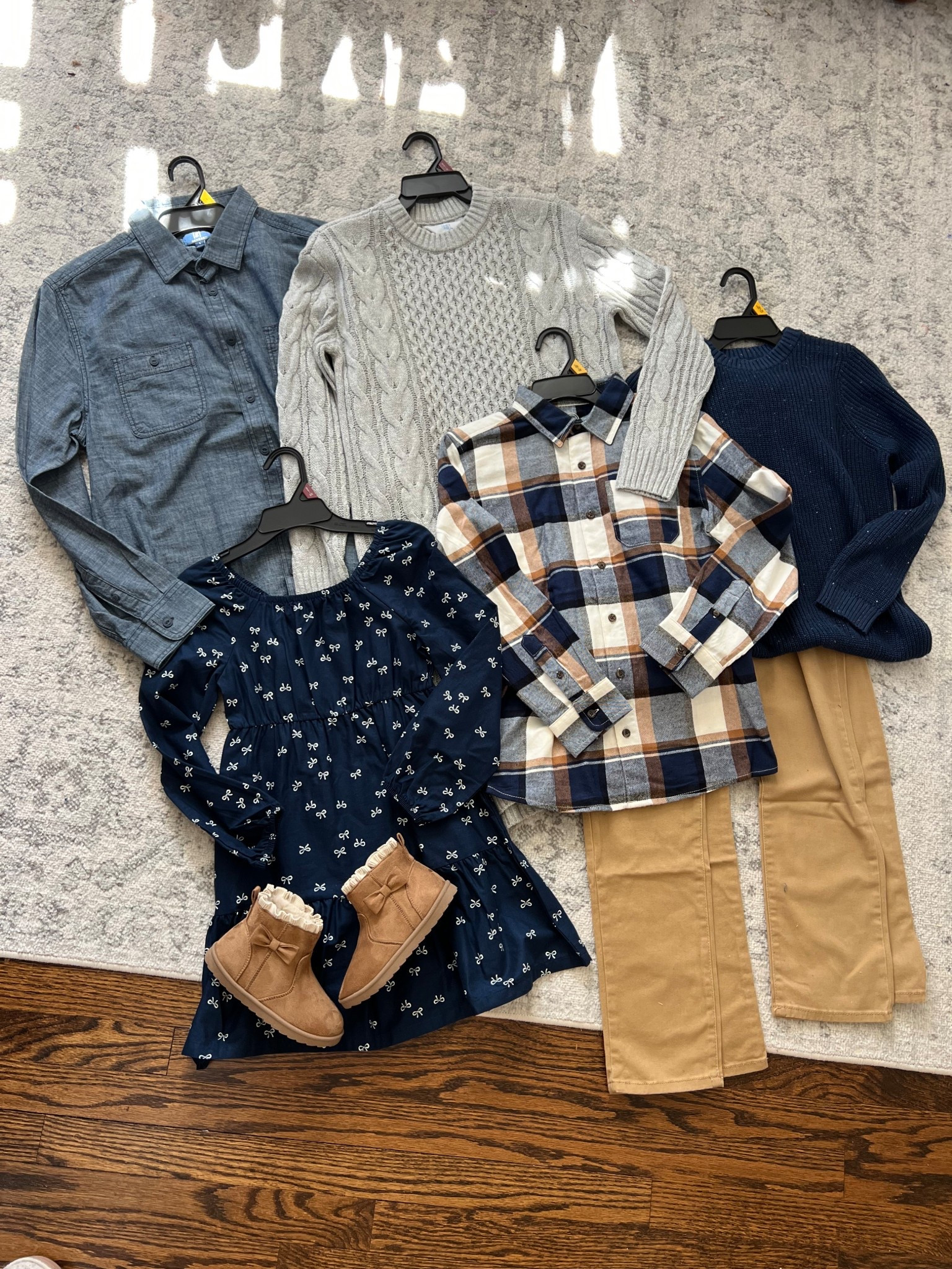 Walmart family matching outfits, family photo outfits. This is what we are wearing this year! #familyphotos 

#LTKFindsUnder50 #LTKFamily #LTKHoliday