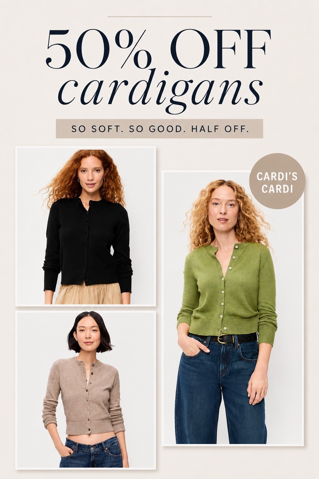 Love these cardigans! Great basics to add to any fall outfit

#LTKSaleAlert #LTKOver40 #LTKTall
