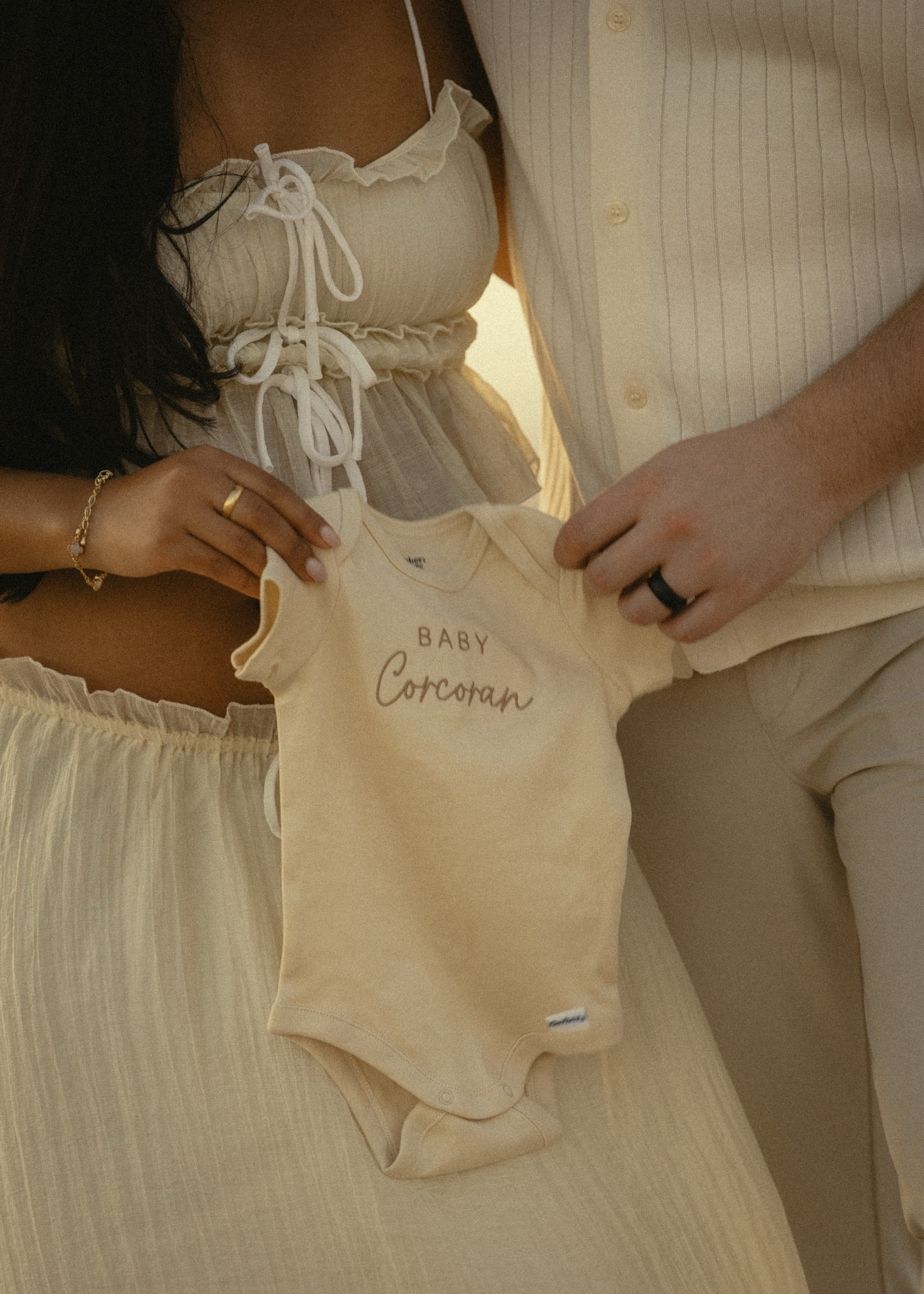 custom onesie for pregnancy announcement photos 