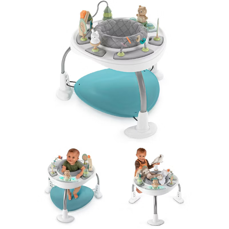 Ingenuity Spring & Sprout 2-in-1 Baby Activity Center - First Forest | Target