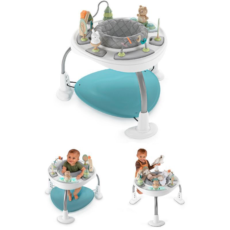 Ingenuity Spring & Sprout 2-in-1 Baby Activity Center - First Forest | Target
