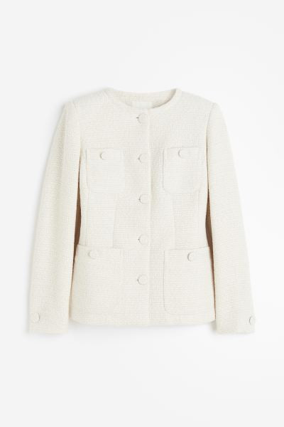 Textured-weave jacket | H&M (UK, MY, IN, SG, PH, TW, HK)