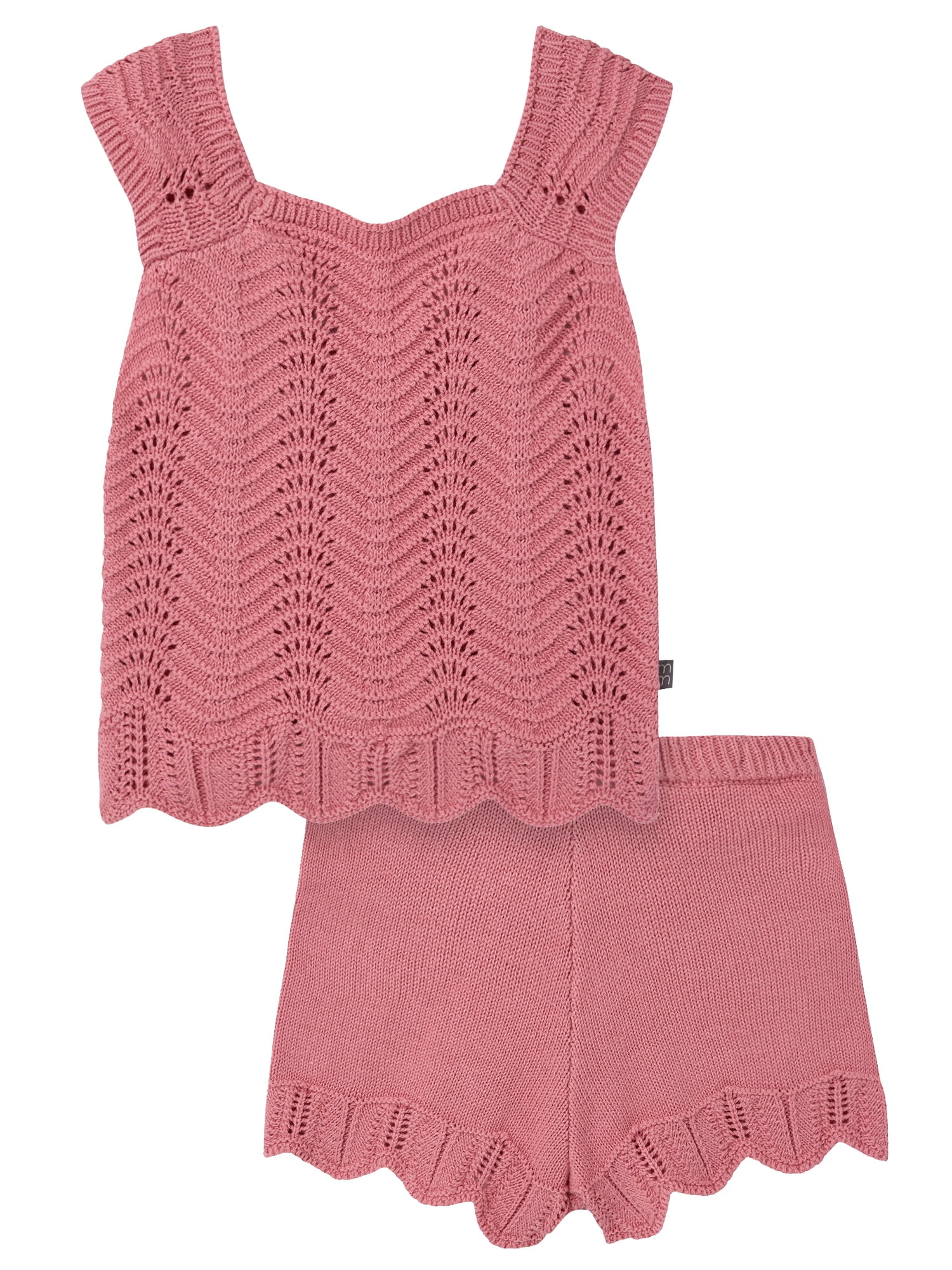 Modern Moments by Gerber Toddler Girl Wavy Sweater Outfit Set, 2-Piece, Sizes 12 Months - 5T | Walmart (US)