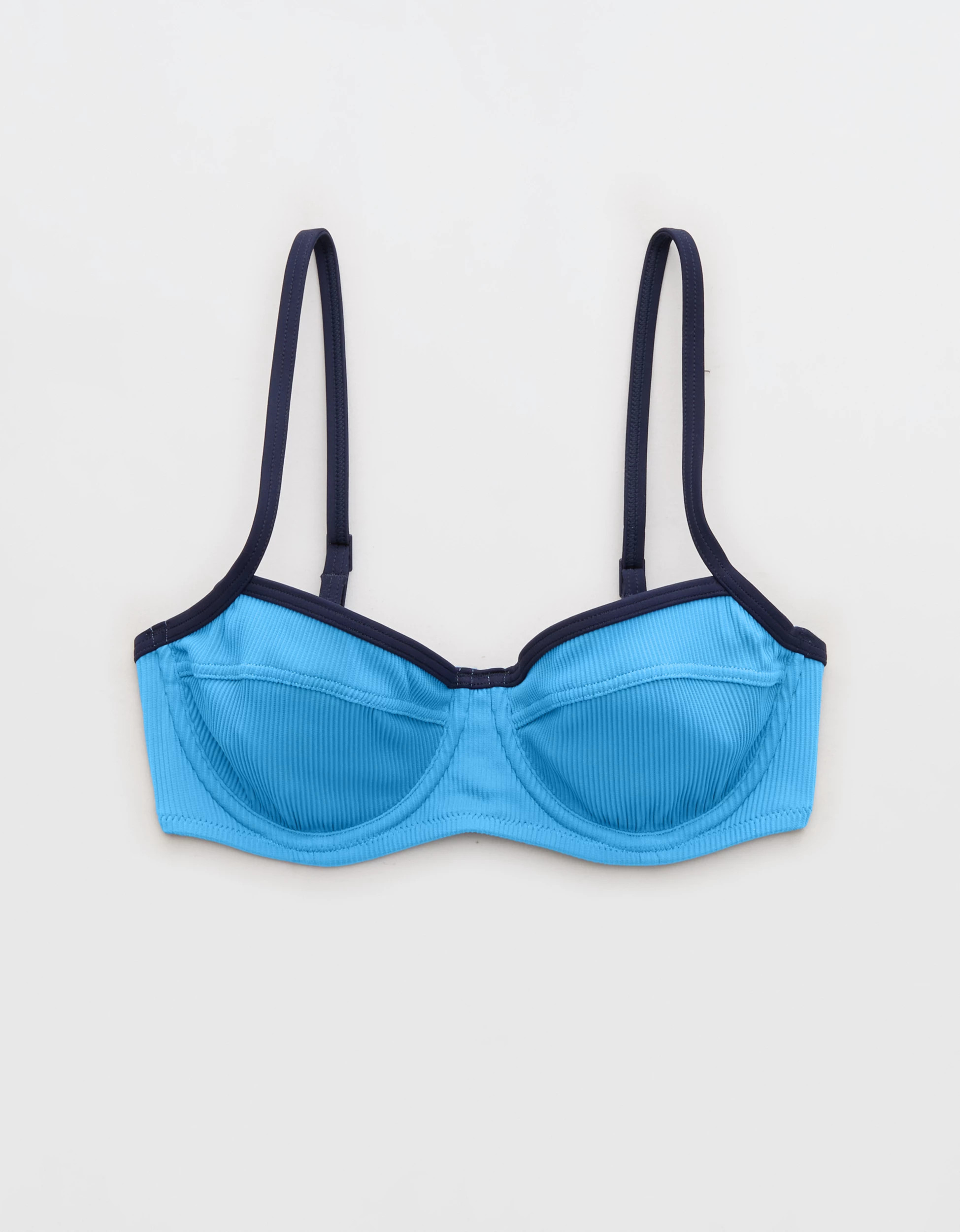 Aerie Unlined Underwire Ribbed Bikini Top | Aerie