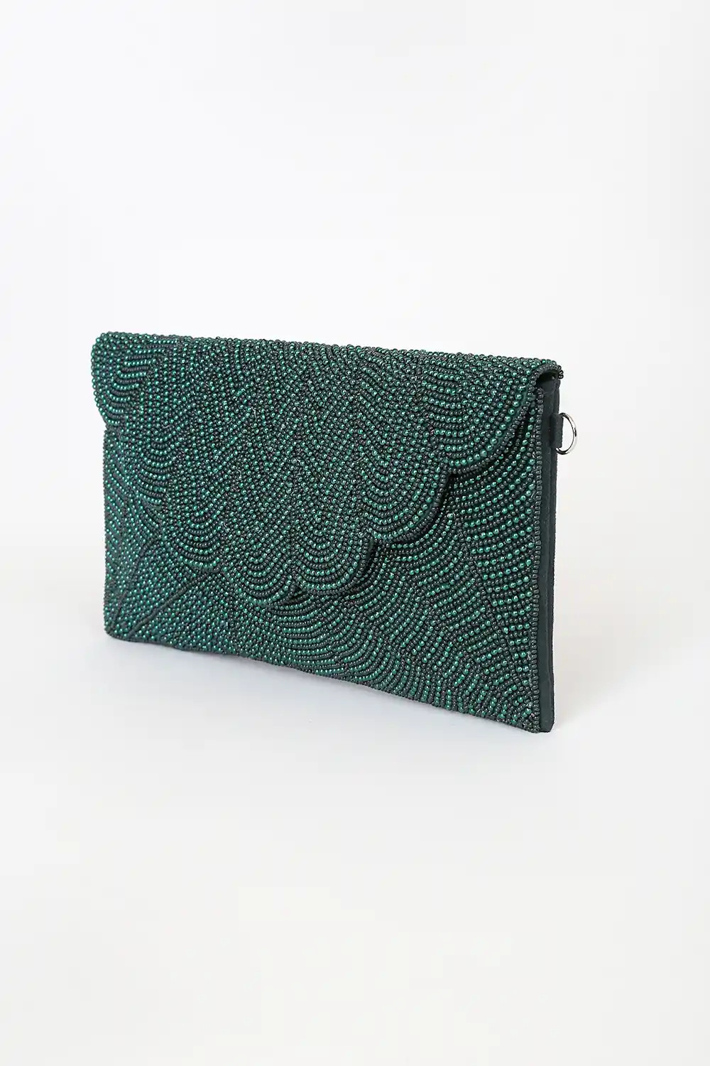 Junipero Emerald Green Beaded Clutch | Lulus (US)