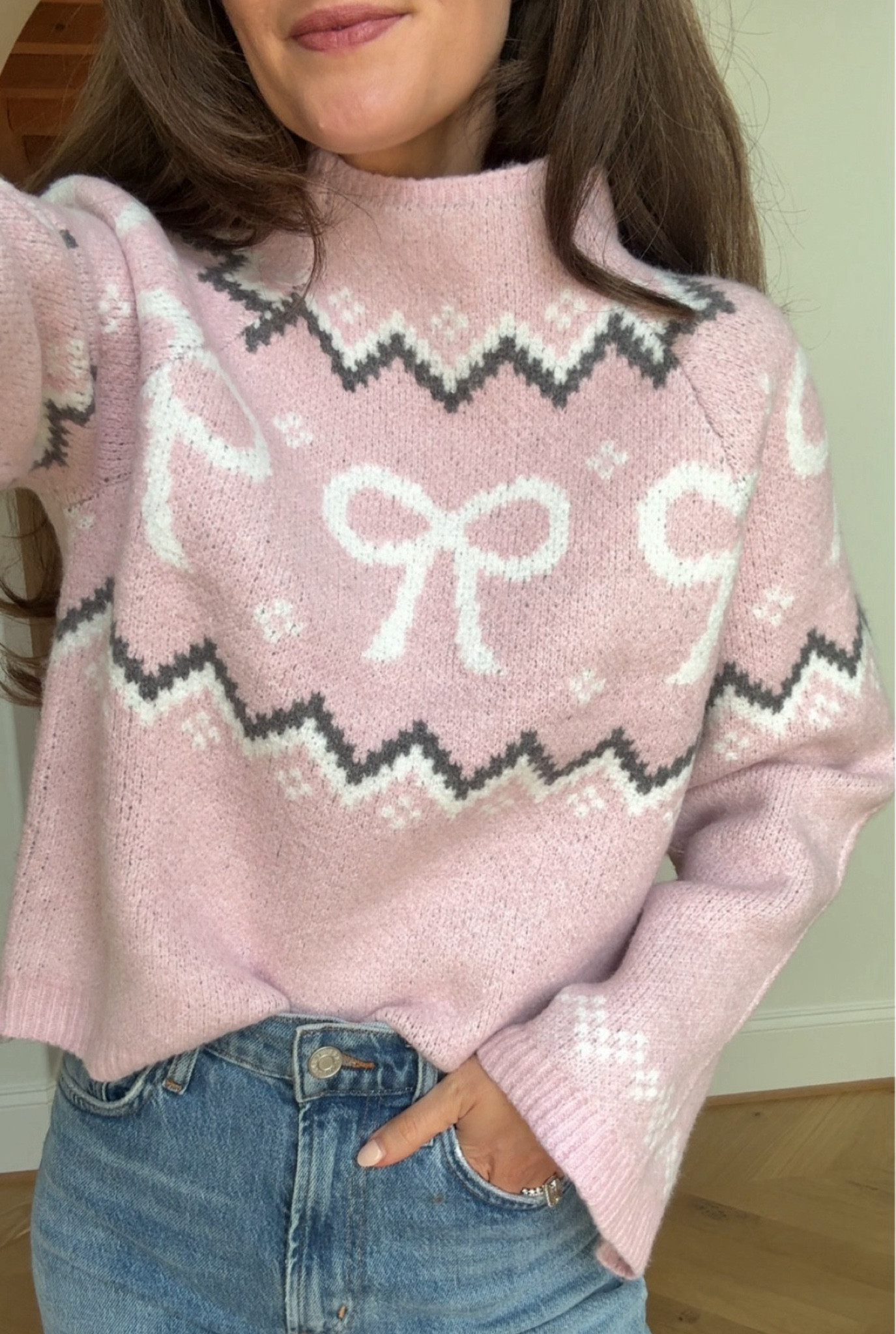 Bow sweater 🎀 only $16 from Walmart!!! LoveShackFancy, fall fashion, Christmas fashion 

#LTKCyberWeek #LTKGiftGuide #LTKHoliday