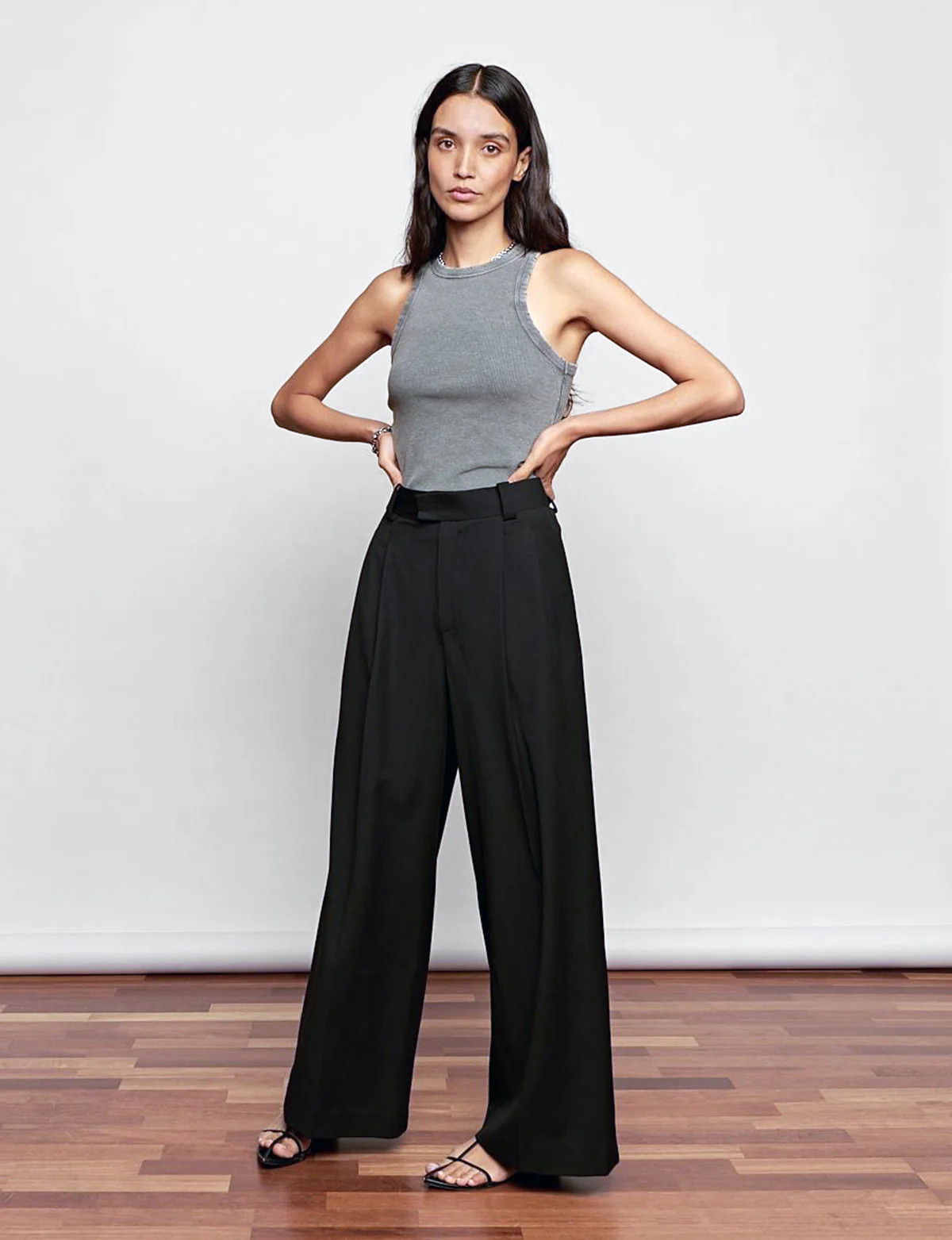Black Wide Leg Pants | Pixie Market