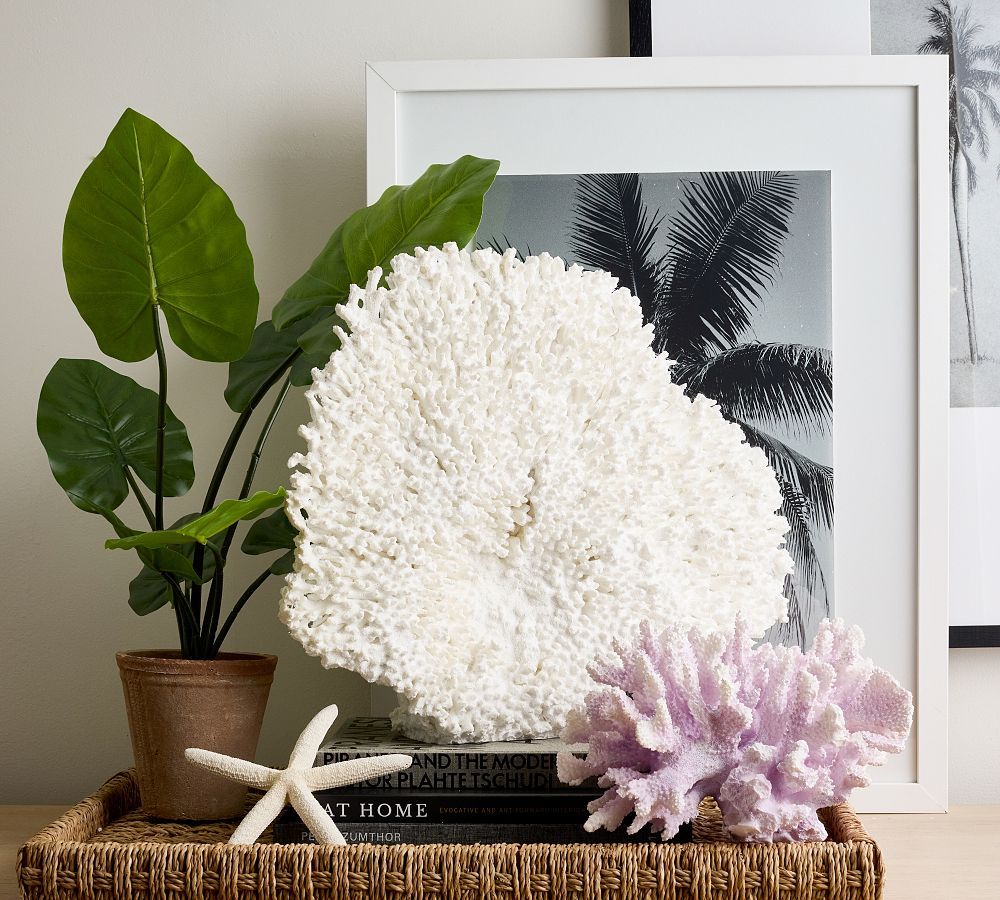 Faux White Standing Bush Coral | Pottery Barn (US)