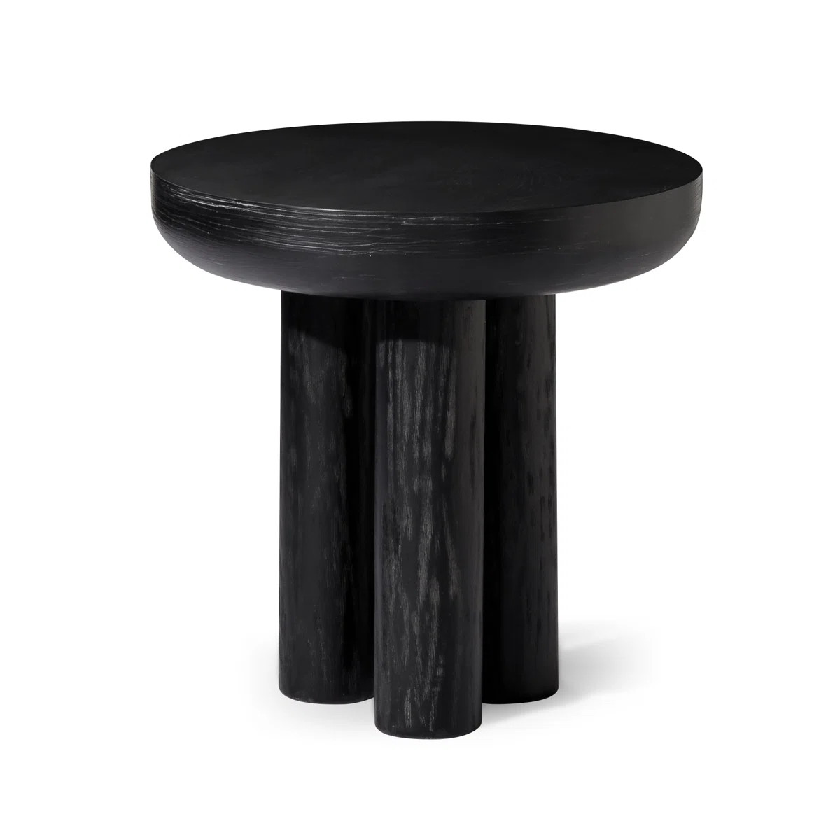 Maven Lane Owen Wooden Side Table, 19" Round Accent Table | Wayfair North America