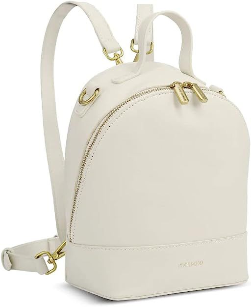 Amazon.com: Pixie Mood Cora 9 x 7 Vegan Leather Small Backpack, Coconut Cream : Clothing, Shoes &... | Amazon (US)