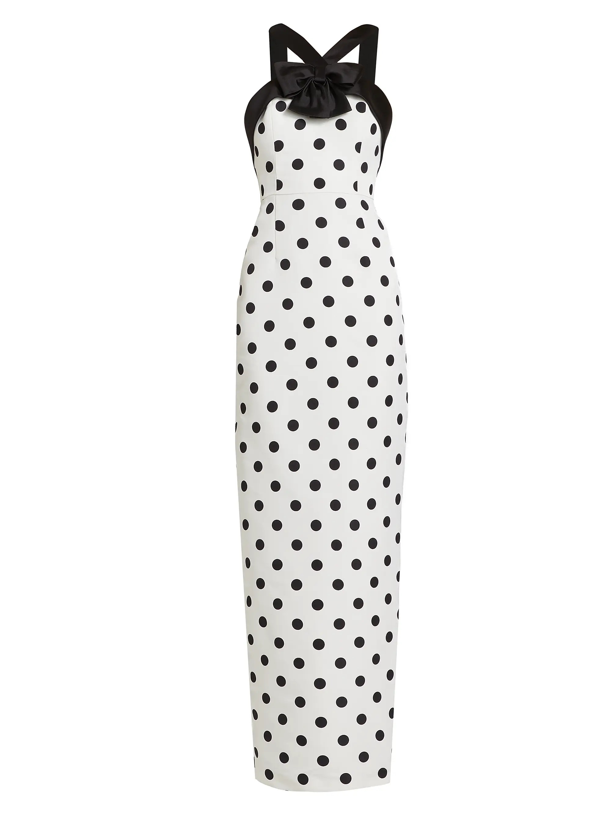 Colette Polka Dot Silk Column Gown | Saks Fifth Avenue