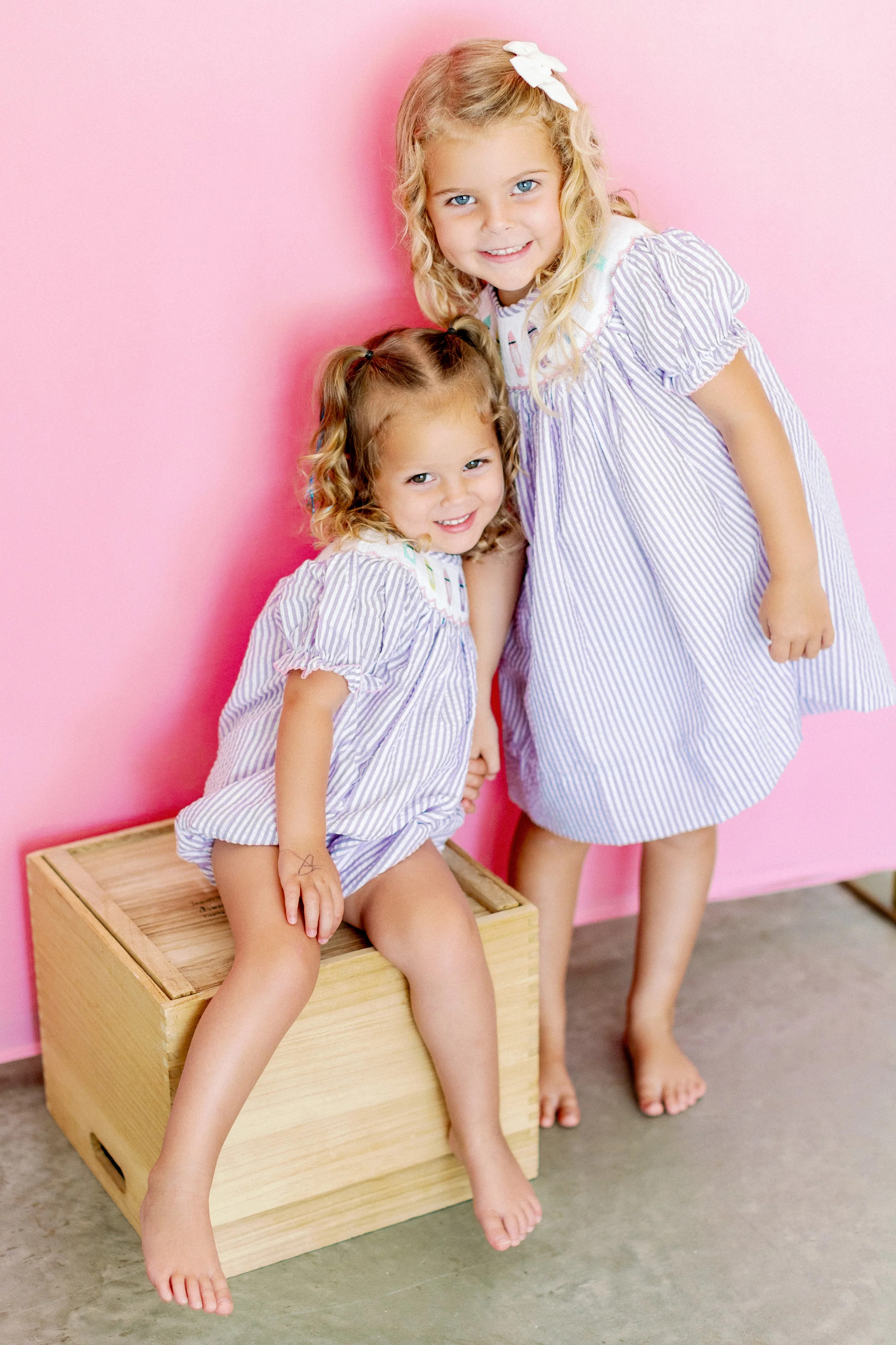 Purple Crayon Dress | Poppy Kids Co