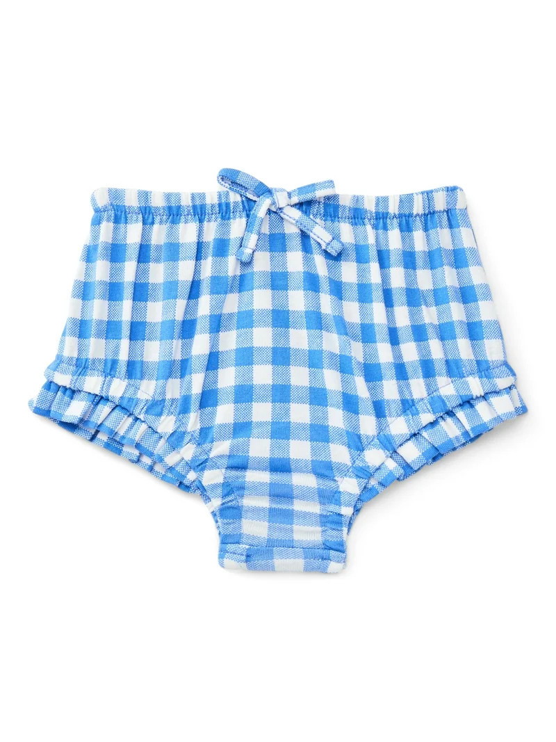 Wonder Nation Baby Girl Bloomer Shorts, Sizes 0-24 Months | Walmart (US)