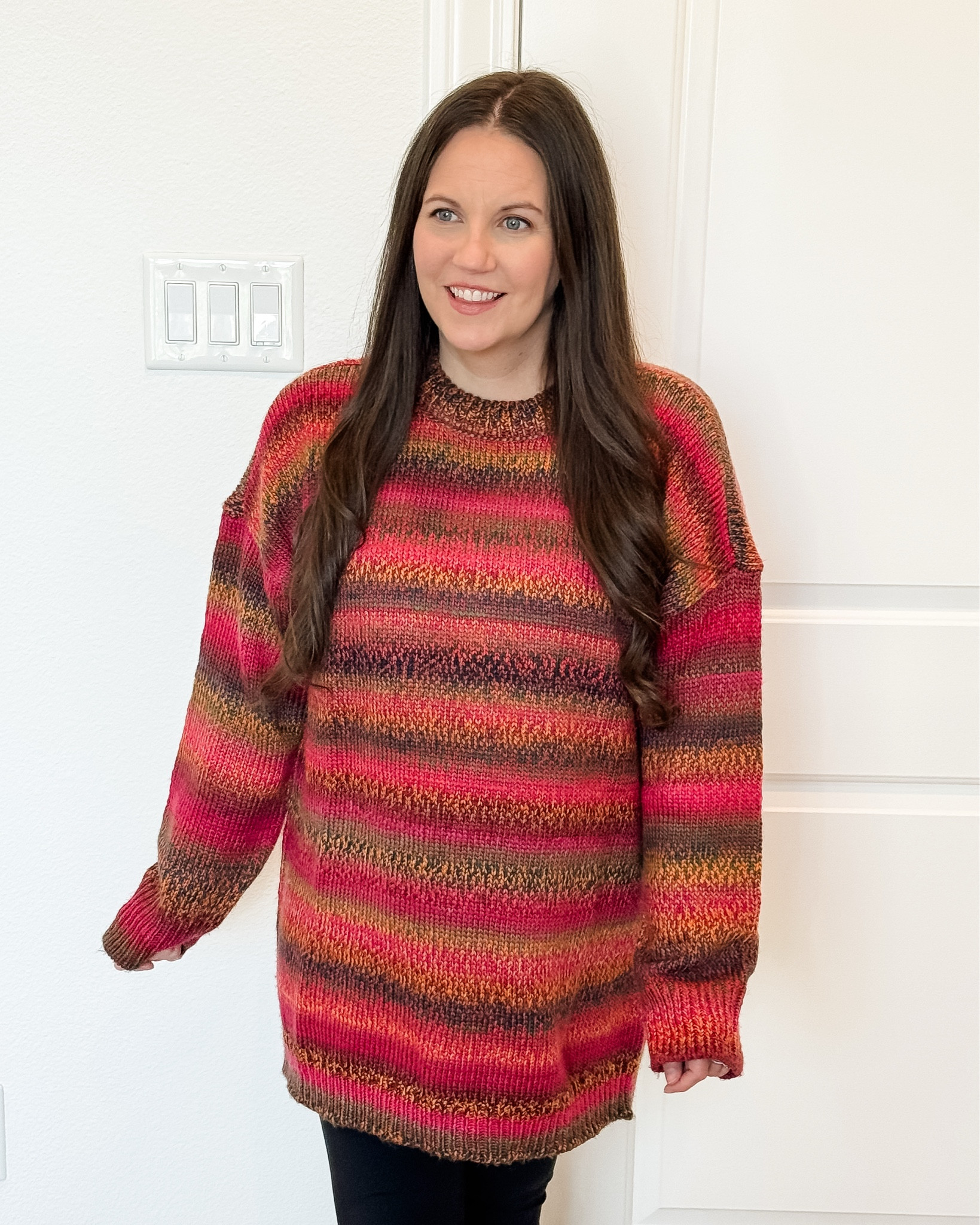 Effortless Everyday Maternity Style

Adding this comfy look to both my fall lookbook and winter lookbook! This oversized striped sweater paired with black over the belly pregnancy leggings has been my go-to formula for easy maternity outfits. I threw on classic black boots for a simple, polished finish.
Perfect as a cozy fall outfit, an easy winter outfit, and a staple for everyday winter street style.


#LTKOver40 #LTKPetite #LTKSeasonal