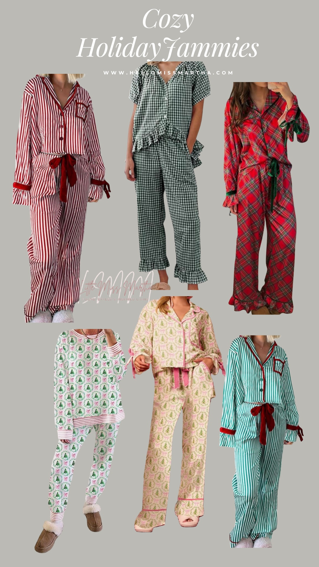 Great Xmas jammy options! 
#christmaspajamas #holidaypajamas #comfychristmas #pajamas #pjs

#LTKHoliday #LTKSeasonal #LTKGiftGuide
