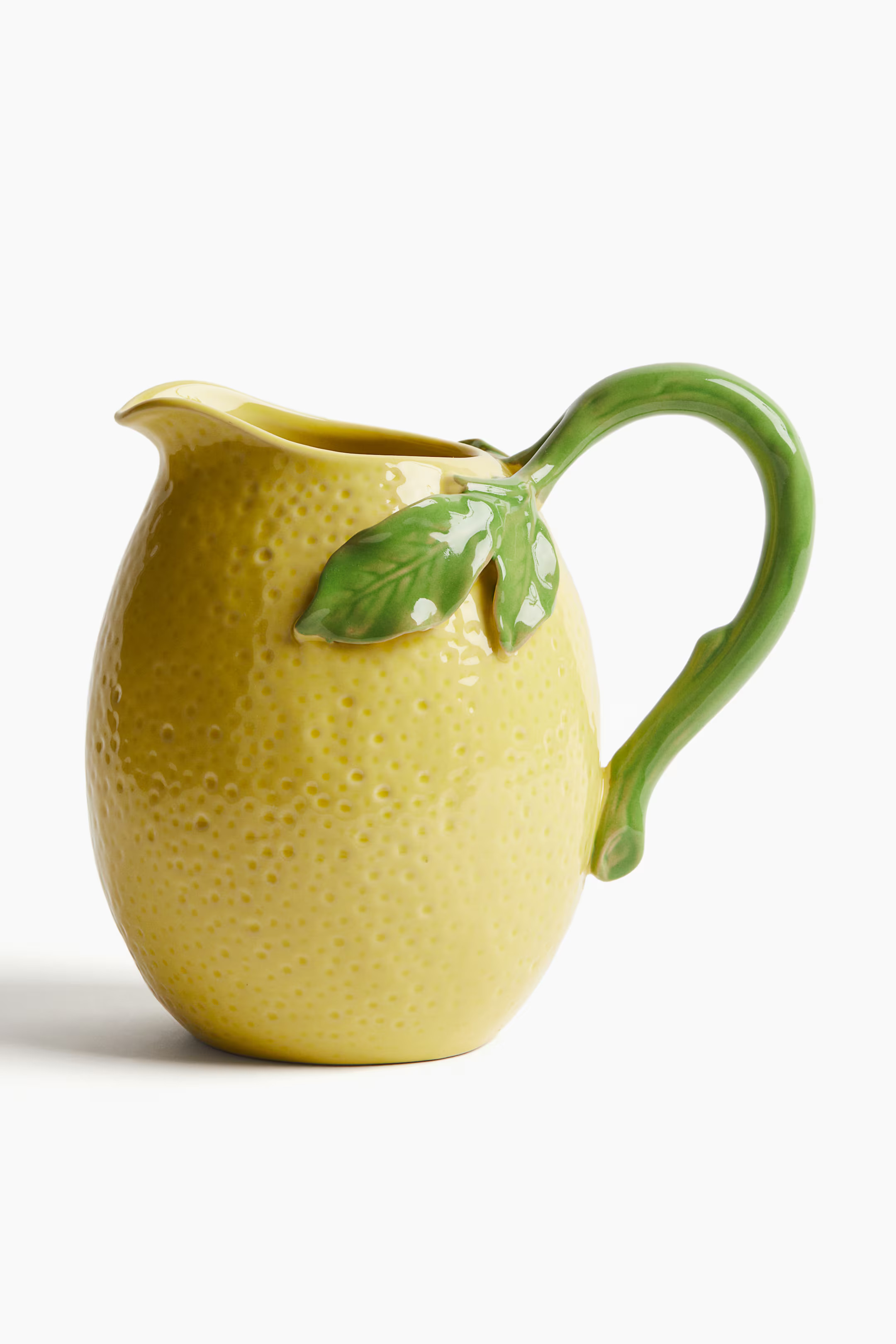 Lemon-shaped Stoneware Pitcher | H&M (US + CA)