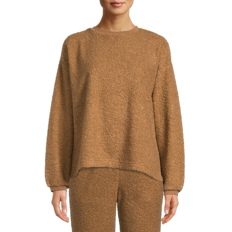 Secret Treasures Women's and Women's Plus Boucle Sleep Top | Walmart (US)