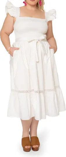 Ivanna Ruffle Tie Waist Tiered Maxi Dress | Nordstrom