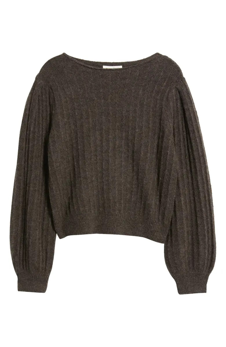 Treasure & Bond Alpaca & Wool Blend Rib Sweater | Nordstrom | Nordstrom