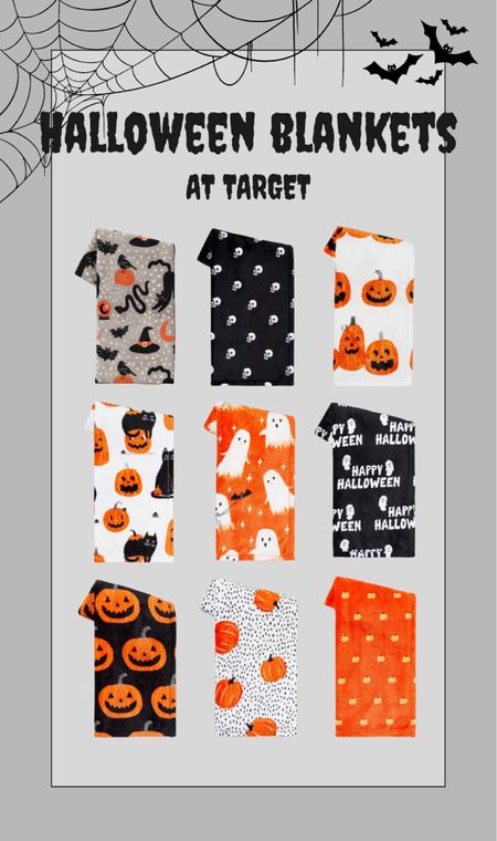$10 Halloween blankets at Target

#LTKunder50 #LTKSeasonal #LTKFind