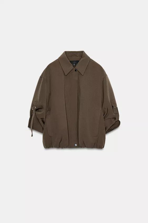 BOMBERJACKE MIT ÄRMELN ZUM KREMPELN | Zara DE